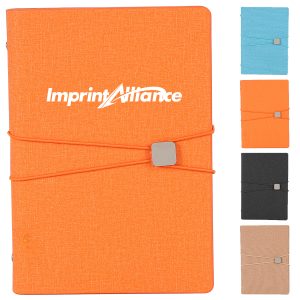 A5 PU Leather Binder Notebook with Elastic Strap