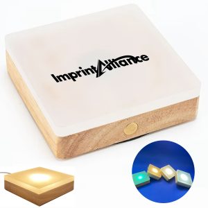 Wood Touch Night Light with Diffuser Panel USB Powered