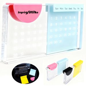 Acrylic Perpetual Calendar Desk Display Organizer