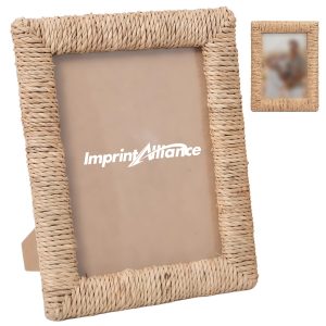Handwoven Natural Rattan Photo Frame