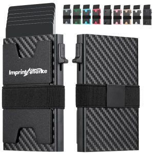 Aluminum RFID Blocking Card Holder with Elastic Money Clip