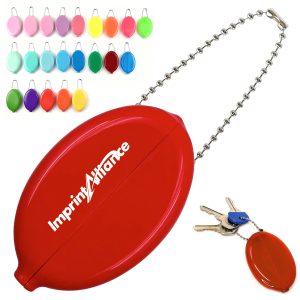 PVC Coin Purse with Keychain