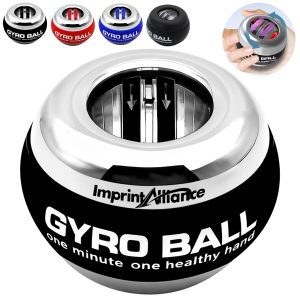 Metal Auto Start LED Gyro Ball Wrist Strengthener