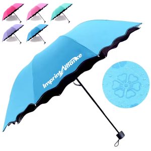 38" Magic Blossom Water Activated Anti UV Folding Umbrella