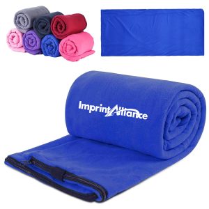 Warm Polar Fleece Travel Sleeping Bag Liner Camping Blanket