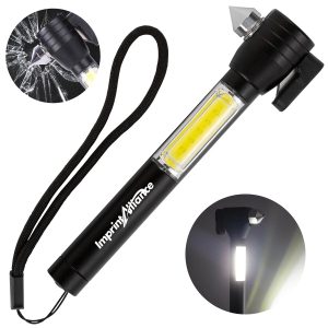 Car Safety Hammer Flashlight With Seatbelt Cutter