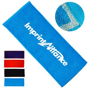 Custom Jacquard Cotton Sports Towel For Gym Fitness