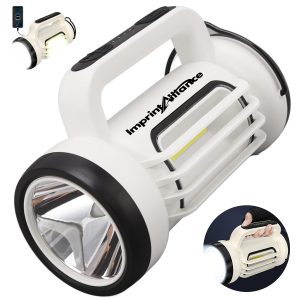 Rechargeable LED Searchlight With COB Side Lantern