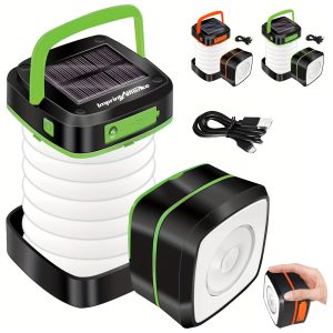 Collapsible Solar Rechargeable LED Camping Lantern
