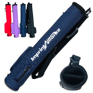 Lightweight Collapsible Sunday Golf Bag With Shoulder Strap