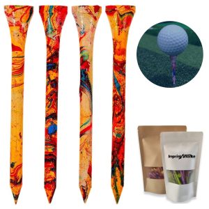 Standard 2-3/4" Natural Hardwood Golf Tees For Tournaments