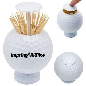 Automatic Pop-Up Golf Ball Shape Toothpick Dispenser