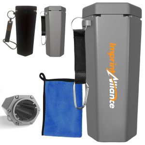 Portable Golf Ball And Club Head Cleaner Washer Tool