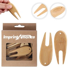 Eco-Friendly Bamboo Wood Golf Divot Repair Tool