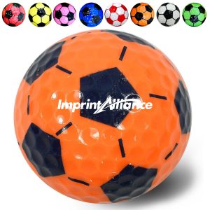 Novelty Soccer Ball Patterned Golf Practice Ball