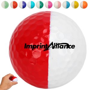 High Visibility Two-Tone Golf Practice/Putting Ball