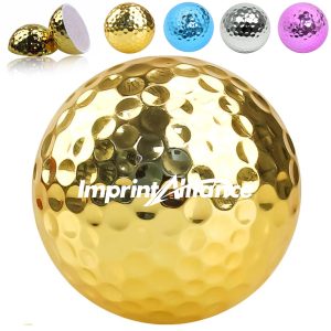 Holographic Metallic Finish Dual-Layer Performance Golf Ball