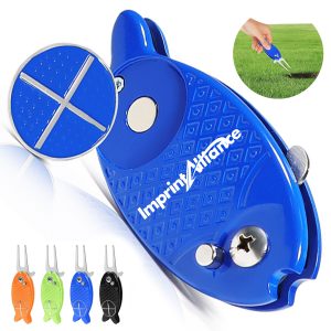 Premium Folding Aluminum Divot Tool W/ Magnetic Ball Marker