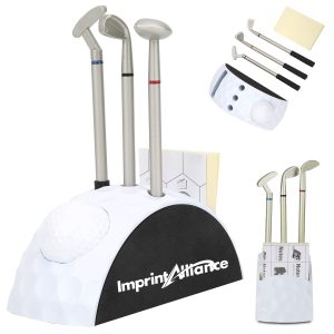 Miniature Golf Bag Desktop Organizer Pen Holder Replica
