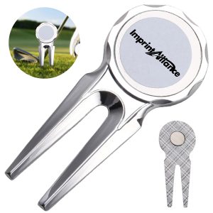 Blank Sublimation Metal Golf Divot Tool with Magnetic
