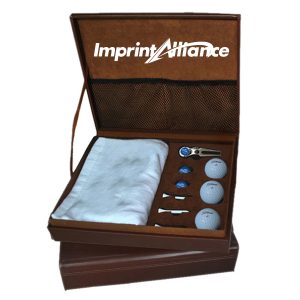 Microfiber Golf Towel & Accessory Presentation Gift Box Set