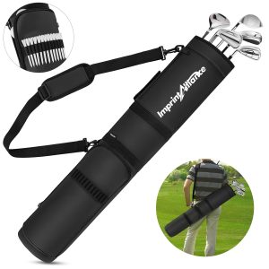 Portable Foldable Golf Club Carry Bag with Shoulder Strap