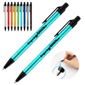 Aluminum Retractable Click Action Ballpoint Pen