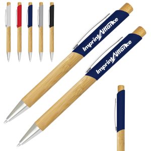 Retractable Bamboo Gel Ink Pen