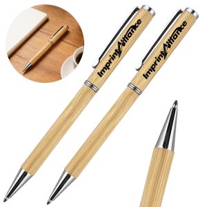 Retractable Bamboo Gel Ink Pen