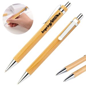 Retractable Bamboo Gel Pen