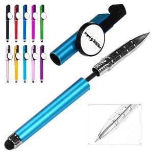 Badge Clip Stylus Gel Pen