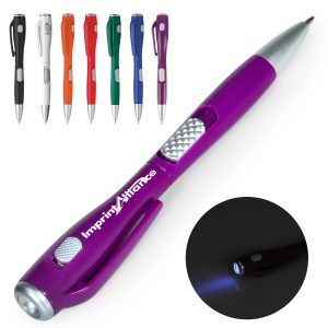 Mini LED Flashlight Ballpoint Pen