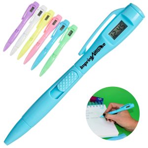 Retractable Digital Watch Ballpoint Pen