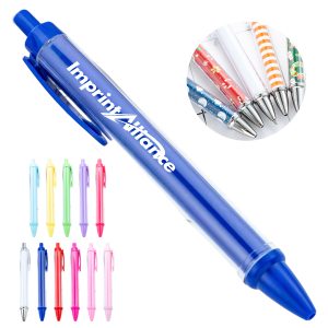 Paper Insert Retractable Ballpoint Pen