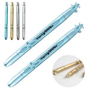 Metallic Submarine Torpedo Shaped Ballpoint Pen