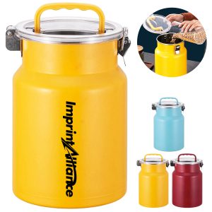5L Large Stainless Steel Airtight Canister w/ Window Lid