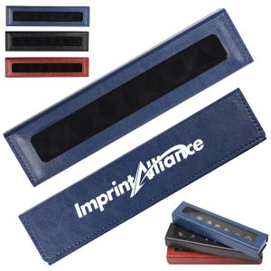 Premium Rectangular Leather Dice Storage Case w/Magnetic Lid