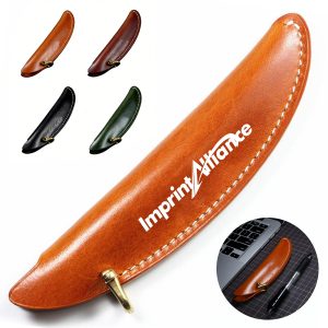 Handmade Genuine Cowhide Leather Single Pen Sleeve