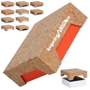 Sustainable Cork Jewelry & Accessory Gift Box with Accents