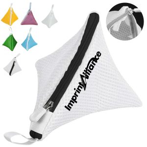 Mini Triangle Polyester Mesh Laundry Wash Bag