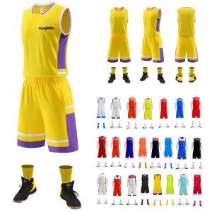 Moisture-Wicking Mesh Basketball Jersey Uniform Set