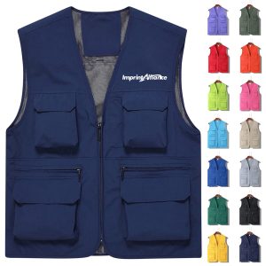 Multi-Pocket Volunteer Event Staff Uniform Vest