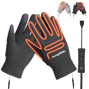 Electric USB Heated Thermal Winter Touchscreen Warm Gloves