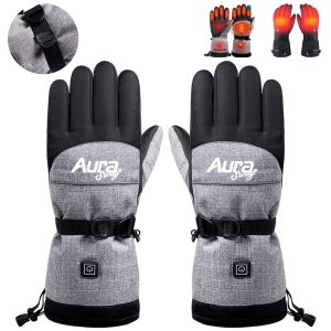 Rechargeable Touchscreen Electric Heated Winter Ski Gloves
