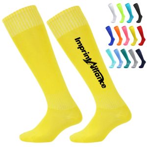 Cushioned Knee High Solid Color Soccer Team Socks