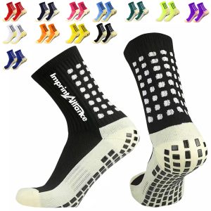 NonSlip Grip Sole Cushioned Athletic Soccer Basketball Socks