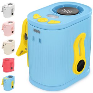 High-Speed Clip-On Fan with 360° Rotation and USB Recharge