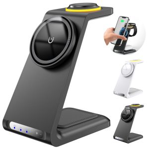 15W Magnetic 3-in-1 Wireless Charging Stand
