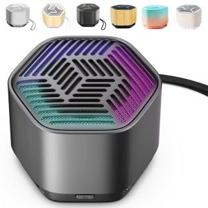 Bamboo Wireless Bluetooth Speaker with Natural Finish