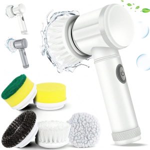 5-in-1 Electric Cleaning Brush Set with Rechargeable Design